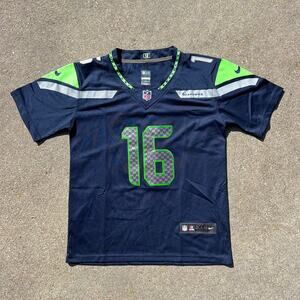 Seattle Seahawks NFL Lockett #16 NFL Players NIKE On Field Jersey Navy Size XL